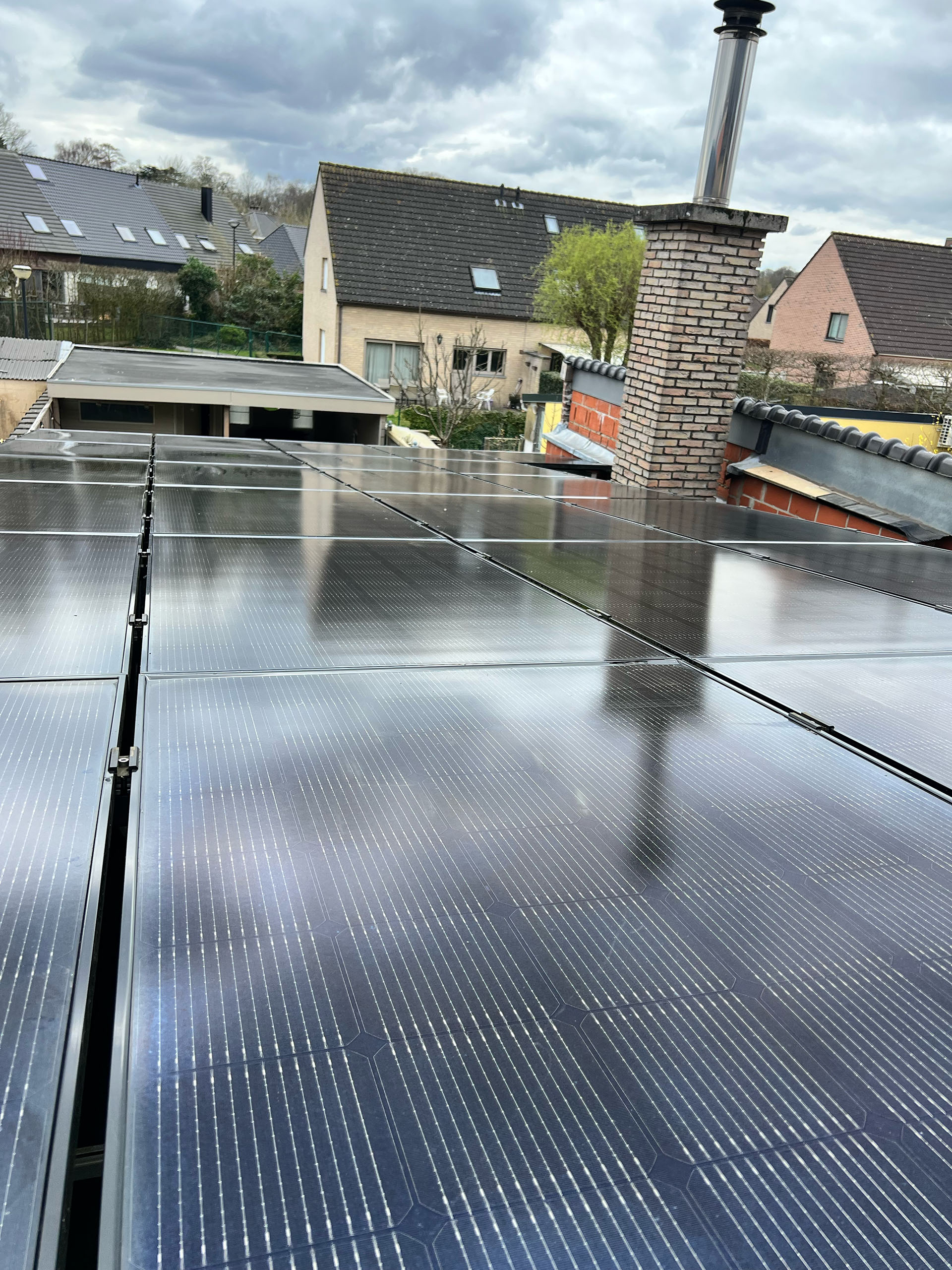 Zonnepanelen reinigen na - project 1